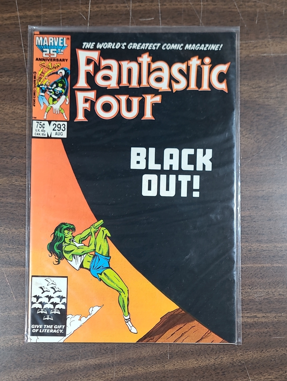 Marvel Fantastic Four Comic Book #293 August 1986
